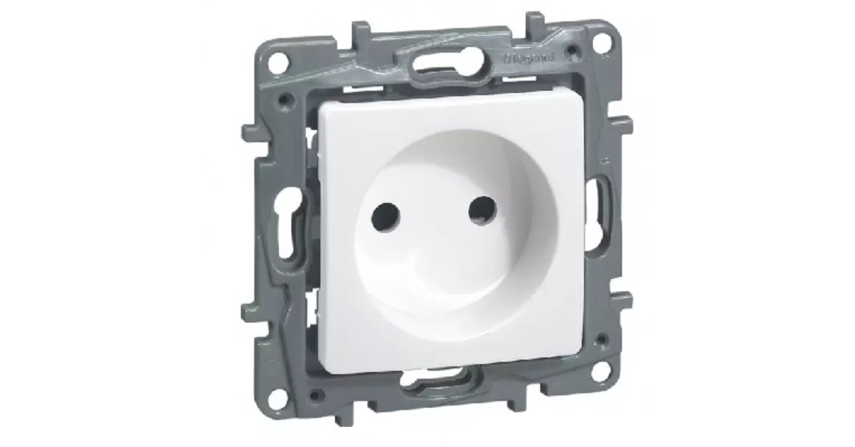 Legrand Niloé Step Toma de teléfono RJ11 (Blanco, Ubicar) | BAUHAUS